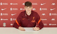 James McConnell signs first professional contract with LFC - Liverpool FC