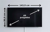 ¿Cuánto mide un TV de 65 pulgadas? | Blog PcComponentes