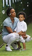Kelly Rowland arrives to the Safe Kids Day event with her son, Titan. # ...