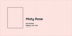 Misty Rose Complementary or Opposite Color Name and Code (#FFE4E1 ...