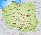 Mapa Polski - Kolorowanki dla dzieci - Kolorowanki do wydrukowania