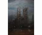 Herbert Finn | Westminster Abbey from the West by Moonlight (1914 ...