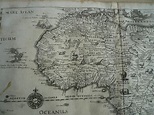 Nova descriptio Africae, anno 1646, Merian Matthaeus, copperengraving ...