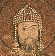 Constantinopla. Mosaico con la imagen de Juan Comneno en Santa Sofía ...