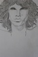 Dibujo a lapiz de Jim Morrison,dibujado por Jonathan Alija Gonzalez ...