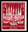 Briefmarken-Jahrgang 1943 der Deutschen Reichspost