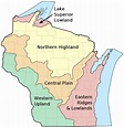 Map of Wisconsin (Map Geographic Regions) : Worldofmaps.net - online ...