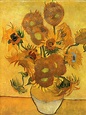 Vibrant Van Gogh’s Sunflowers – Painted Paper Art