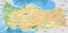 🌍 Turquía en mapas - Mapas políticos y físicos de Turquía