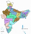 Map Of India - 1001 WORLD MAP