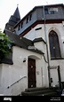 Saint Barbara church - Rheinsteig - Braubach - Hesse - Germany Stock ...