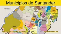 Mapa De Santander Pueblos