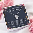 Confirmation Gifts for Girls Confirmation Necklace Holy - Etsy