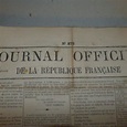 JOURNAUX DE 1870 - 1871 "Le Journal Officiel de l'Empire Francais ...