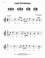 Last Christmas Partituras | Wham! | Piano Súper Fácil