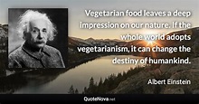 Vegetarian food leaves a deep impression on our nature. If the whole ...