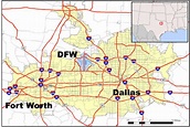 Dallas–Fort Worth Map - Travel | Map