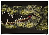 Tim Jeffs - Intricate Ink Animals in Details volume 1 Alligator Coloured with Aihao pencils ...