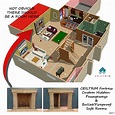 CEILTRIM Fortress Safe Rooms with Hidden Passageways for an entrance ...