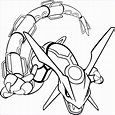 Rayquaza Pokemon Coloring Page - creakids.info
