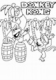 Donkey Kong Coloring Page - Coloring Home