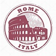 Sello Roma, Italia vector, gráfico vectorial © _fla imagen #25438819