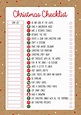 Christmas Checklist Template | Christmas checklist, Christmas ...
