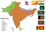Countries in Southern Asia – Countryaah.com