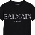Balmain Balmain Logo T-Shirt in Black - BAMBINIFASHION.COM