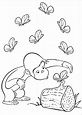 Curious George Coloring Pages