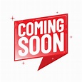 Coming Soon Poster Vector PNG Images, Red Coming Soon, Coming, Soon ...