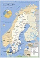 Political Map of Sweden - Nations Online Project
