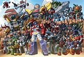 1985 Autobot group shot | Transformers, Desenhos animados, Filme ...