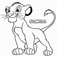 Dibujos de Simba de El rey León para Colorear para Colorear, Pintar e ...