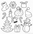 10 dibujos de Navidad para colorear - Etapa Infantil