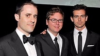 Twitter founders Jack Dorsey, Evan Williams, Biz Stone