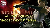 RESIDENT EVIL 5 - ALL 30 BSAA EMBLEMS | "BADGE OF HONOR" TROPHY GUIDE ...