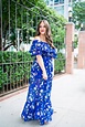 A Stunning Floral Maxi Dress For Summer | Connecticut Fashion and ...