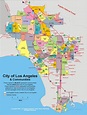 Map of Los Angeles neighborhood: surrounding area and suburbs of Los ...