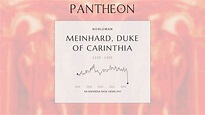 Meinhard, Duke of Carinthia Biography | Pantheon