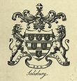Armorial bookplate of James Cecil (1748–1823), 7th Earl of Salisbury (E ...