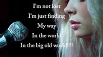Way in the World - Nina Nesbitt (Lyrics HD) - YouTube