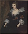 Anthony van Dyck - Portrait of Amalia van Solms-Braunfels, Princess of ...