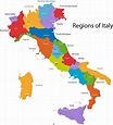 Italy Map of Regions and Provinces - OrangeSmile.com