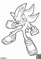 Shadow the Hedgehog - é sério e inteligente livro de colorir, Sonic O ...