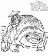 Desenhos do Raya e O Último Dragão para colorir - Imprima gratuitamente