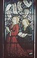 Gräfin Mechthild von Württemberg um 1478 im Glasfenster der Tübinger ...