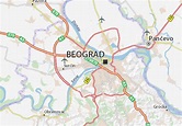 Mapa MICHELIN Novi Beograd - mapa Novi Beograd - ViaMichelin