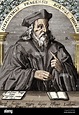 Jerome of Prague, 1365 - 30.5.1416, Czech theologian, half length Stock ...