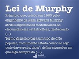 Lei de Murphy - Dicio, Dicionário Online de Português